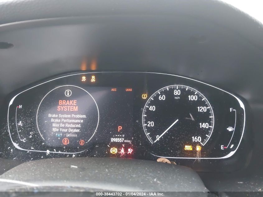 2019 HONDA ACCORD SPORT - 1HGCV2F33KA002108