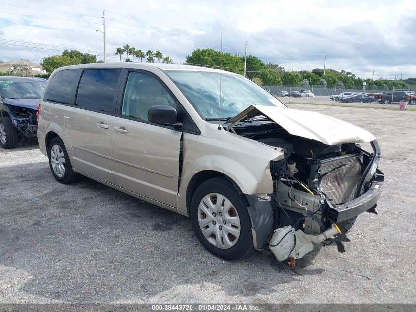 2015 DODGE GRAND CARAVAN AVP/SE - 2C4RDGBG7FR635097