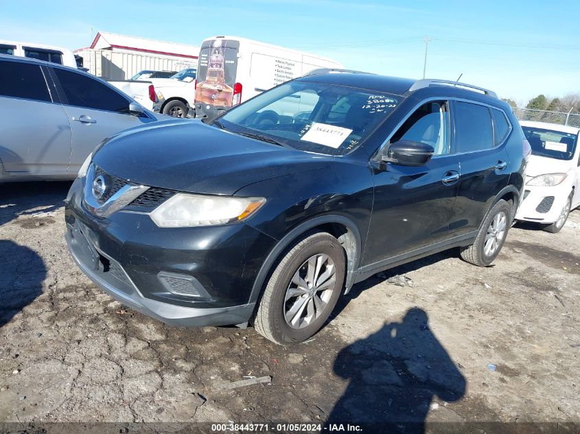 2016 NISSAN ROGUE S/SL/SV - KNMAT2MV6GP603808