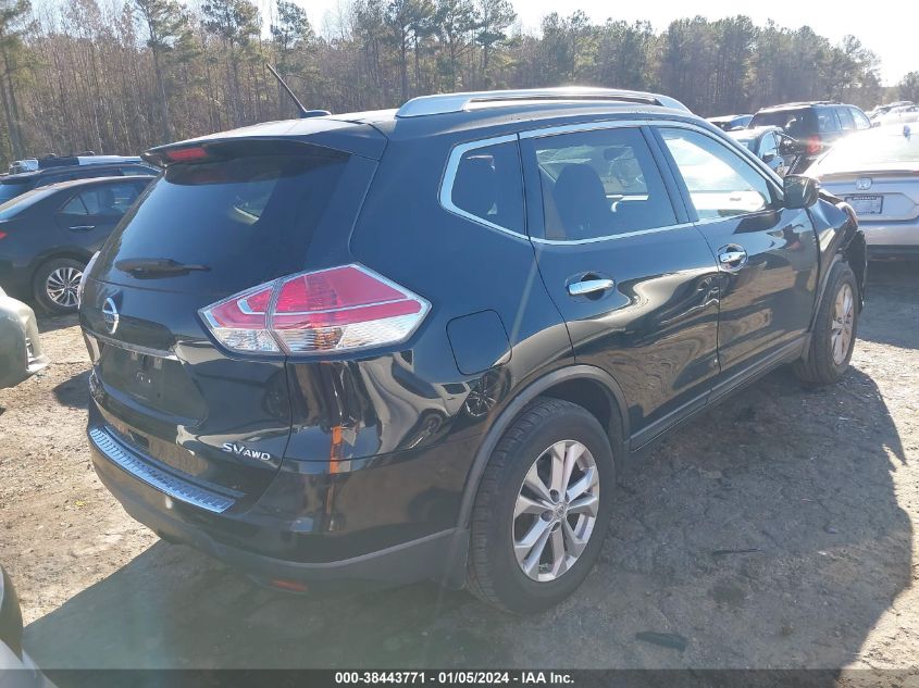 2016 NISSAN ROGUE S/SL/SV - KNMAT2MV6GP603808