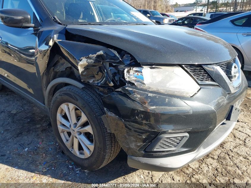 2016 NISSAN ROGUE S/SL/SV - KNMAT2MV6GP603808