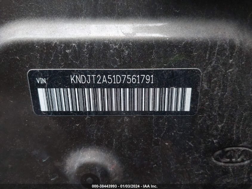 2013 KIA SOUL - KNDJT2A51D7561791