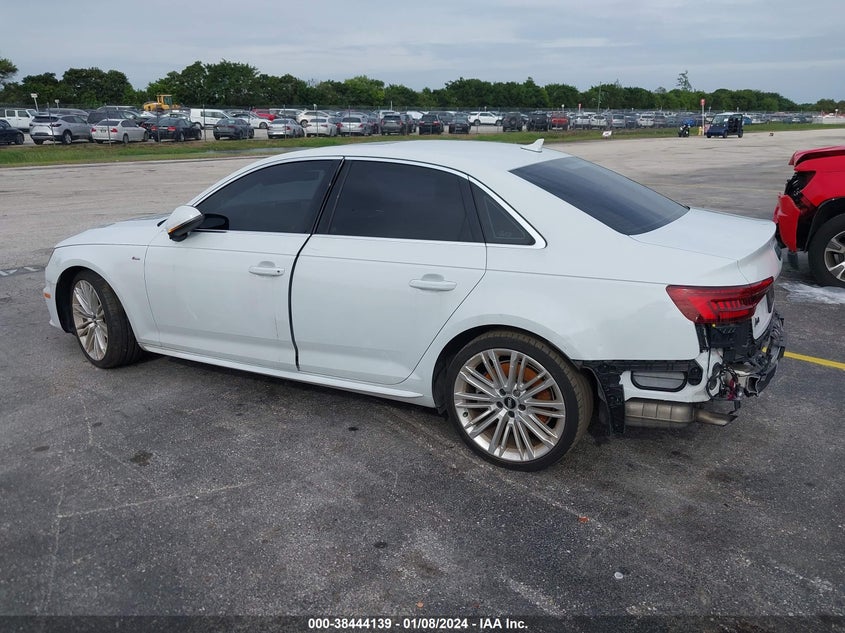 VIN WAUENAF40KA007578 2019 AUDI A4 PREMIUM PLUS