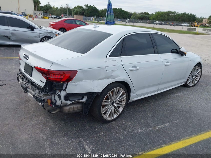 VIN WAUENAF40KA007578 2019 AUDI A4 PREMIUM PLUS