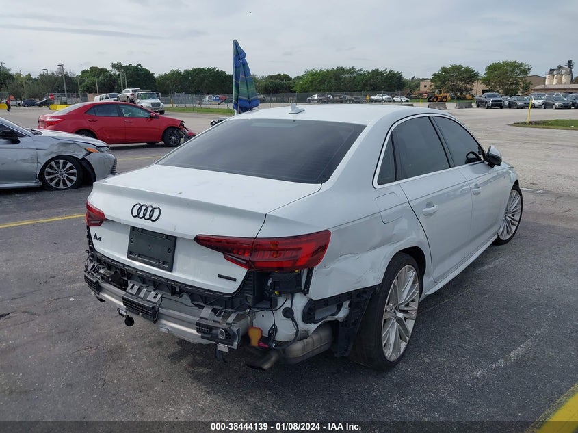 VIN WAUENAF40KA007578 2019 AUDI A4 PREMIUM PLUS