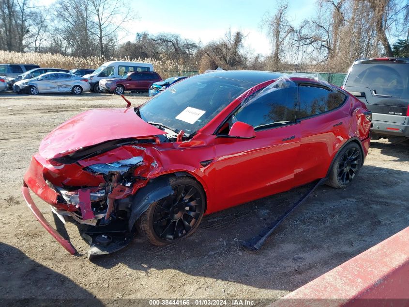 2023 TESLA MODEL Y - 7SAYGDEE1PA123022