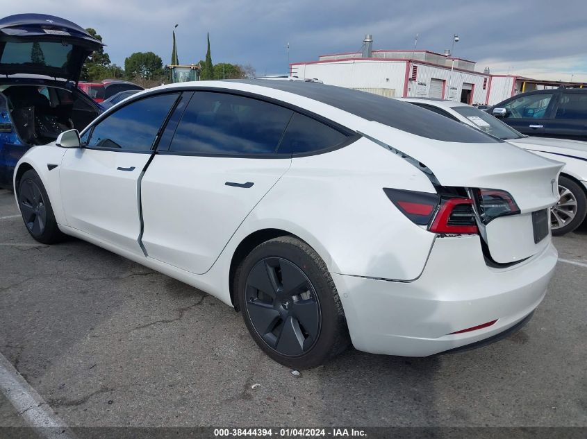 2021 TESLA MODEL 3 - 5YJ3E1EA6MF031332