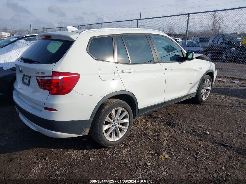 2014 BMW X3 XDRIVE28I - 5UXWX9C55E0D43770