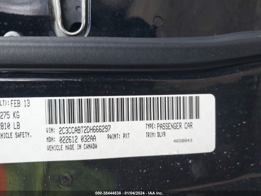 2013 CHRYSLER 300 S - 2C3CCABT2DH666297