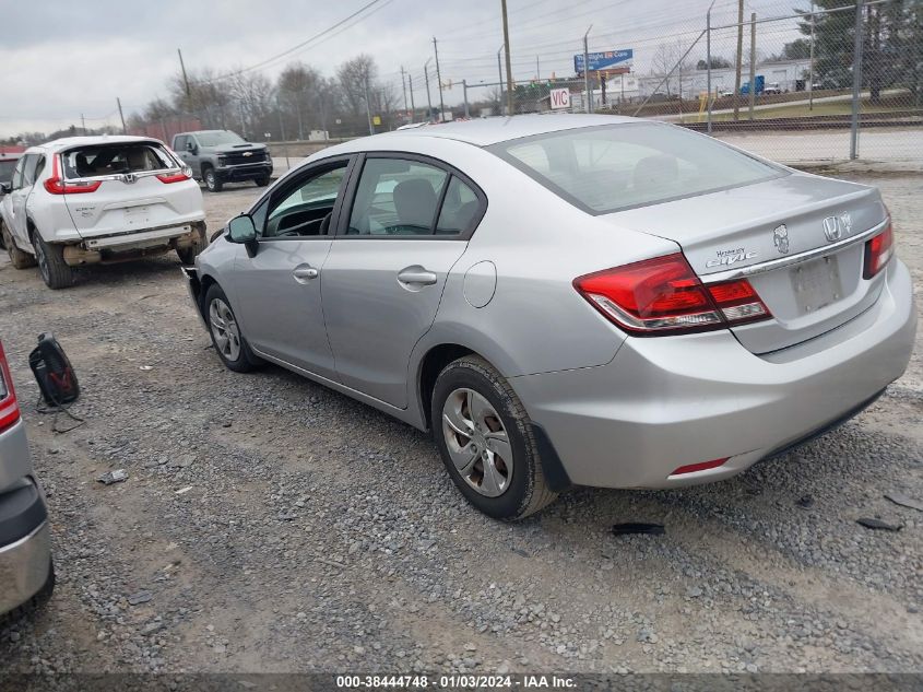 2013 HONDA CIVIC LX - 19XFB2F55DE006635