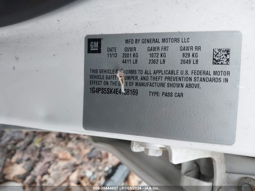 2014 BUICK VERANO - 1G4PS5SK4E4138169