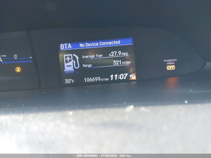 2015 HONDA CIVIC SE - 19XFB2F75FE077449