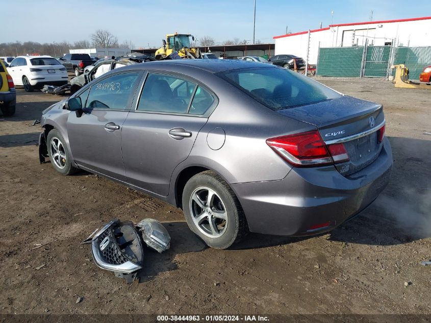 2015 HONDA CIVIC SE - 19XFB2F75FE077449
