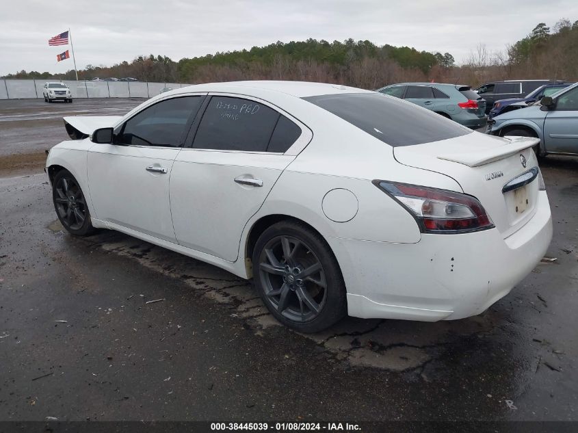 2013 NISSAN MAXIMA S/SV - 1N4AA5AP6DC807076