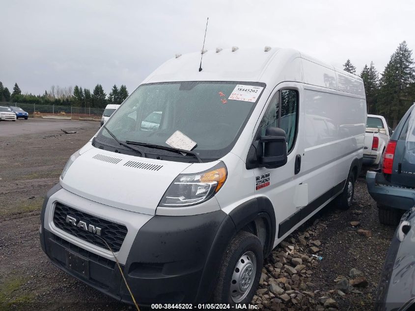 2021 RAM PROMASTER 2500 HIGH ROOF 159 WB 3C6LRVDG1ME554398