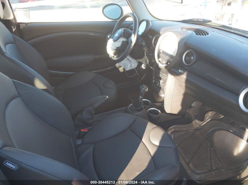 2013 MINI HARDTOP COOPER S - WMWSV3C57DT396447