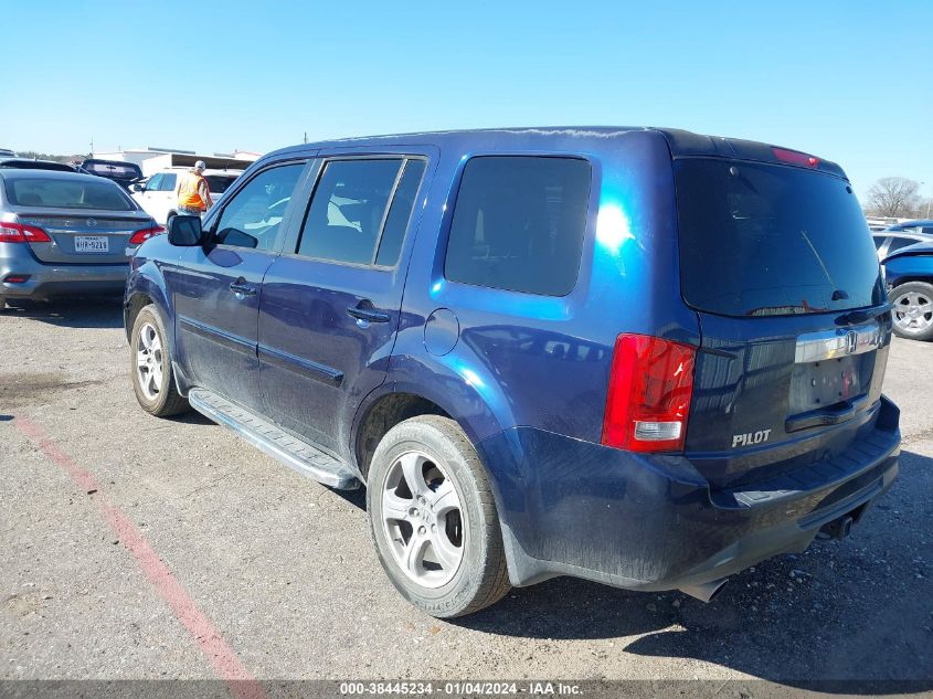 2013 HONDA PILOT EXL - 5FNYF3H53DB016512