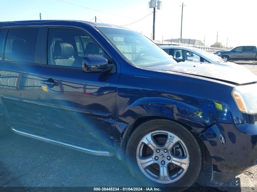 2013 HONDA PILOT EXL - 5FNYF3H53DB016512