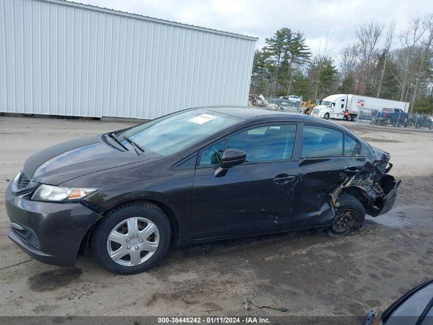 2014 HONDA CIVIC LX - 2HGFB2F53EH543401