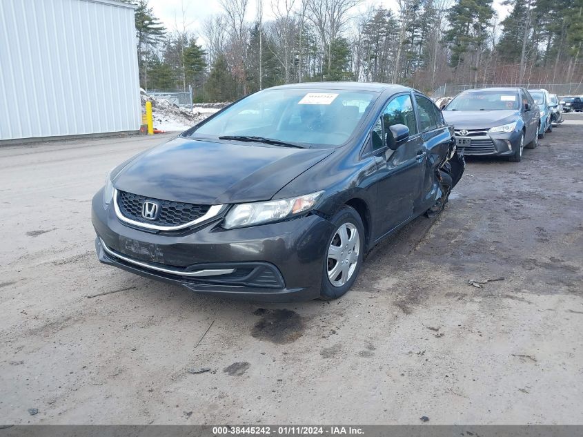 2014 HONDA CIVIC LX - 2HGFB2F53EH543401