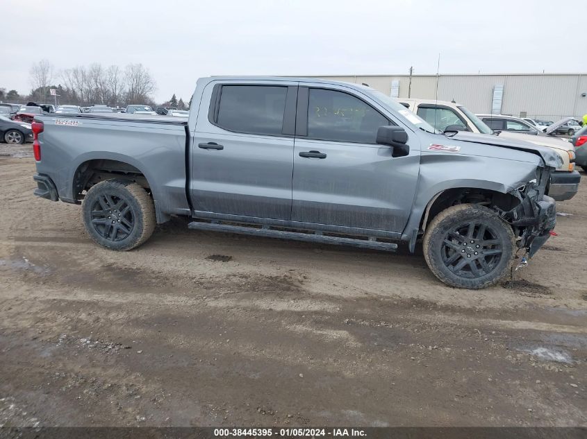 2021 CHEVROLET SILVERADO 1500 K1500 TRAIL BOSS CUSTOM - 1GCPYCEF3MZ446084