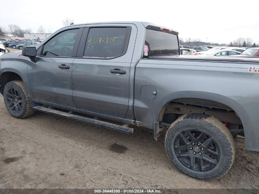 2021 CHEVROLET SILVERADO 1500 K1500 TRAIL BOSS CUSTOM - 1GCPYCEF3MZ446084