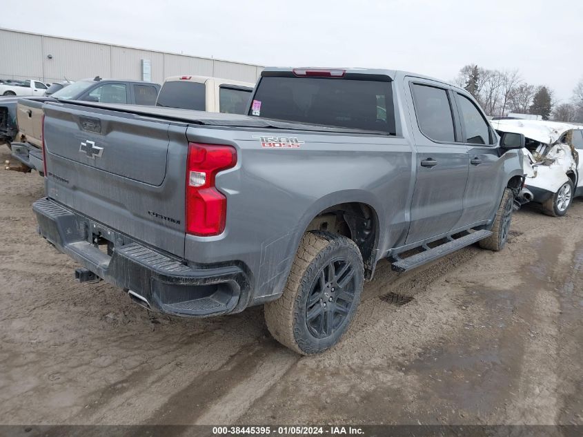 2021 CHEVROLET SILVERADO 1500 K1500 TRAIL BOSS CUSTOM - 1GCPYCEF3MZ446084