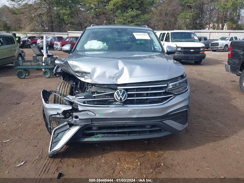 2022 VOLKSWAGEN TIGUAN 2.0T SE - 3VV3B7AX3NM101843