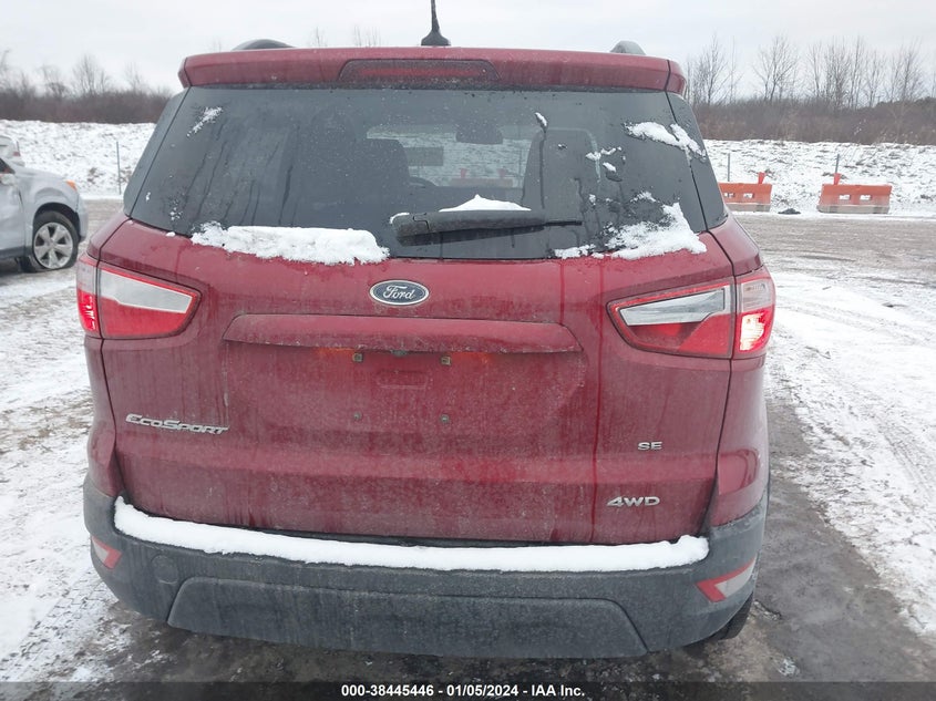 VIN MAJ6P1UL4JC185692 2018 FORD ECOSPORT SE