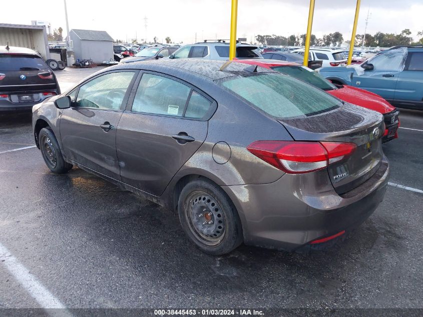 2017 KIA FORTE LX/S - 3KPFL4A7XHE089714