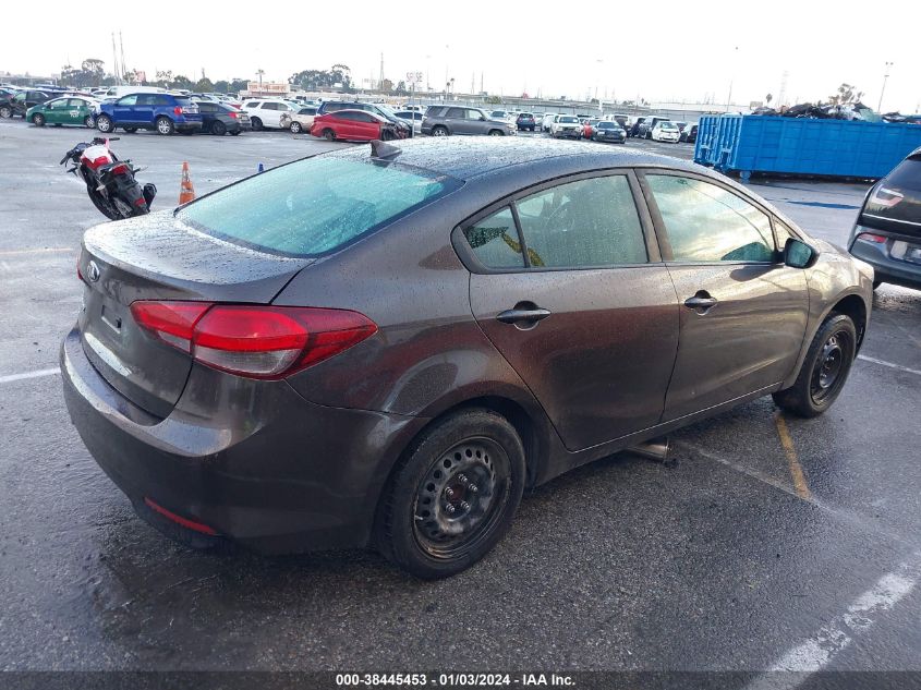 2017 KIA FORTE LX/S - 3KPFL4A7XHE089714