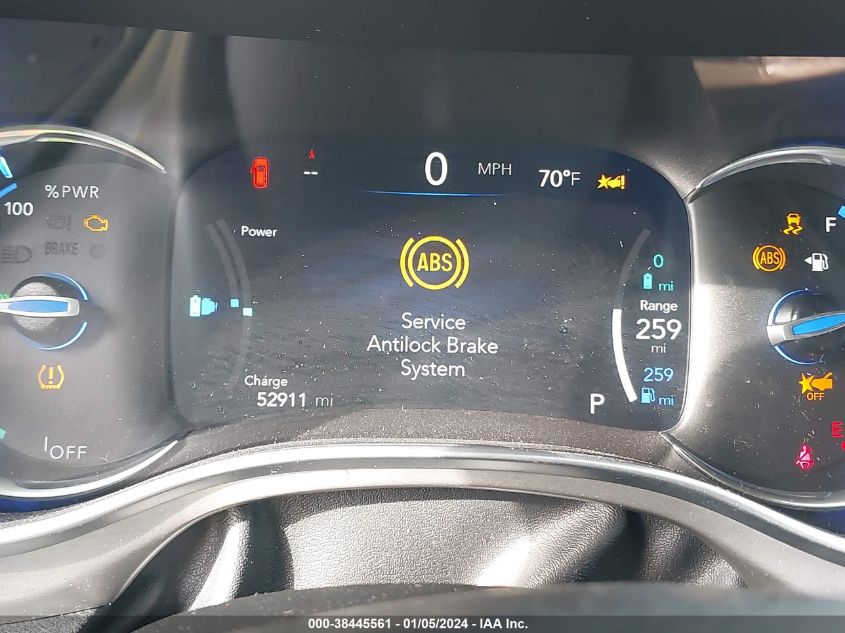 2021 CHRYSLER PACIFICA HYBRID LIMITED 2C4RC1S7XMR563244