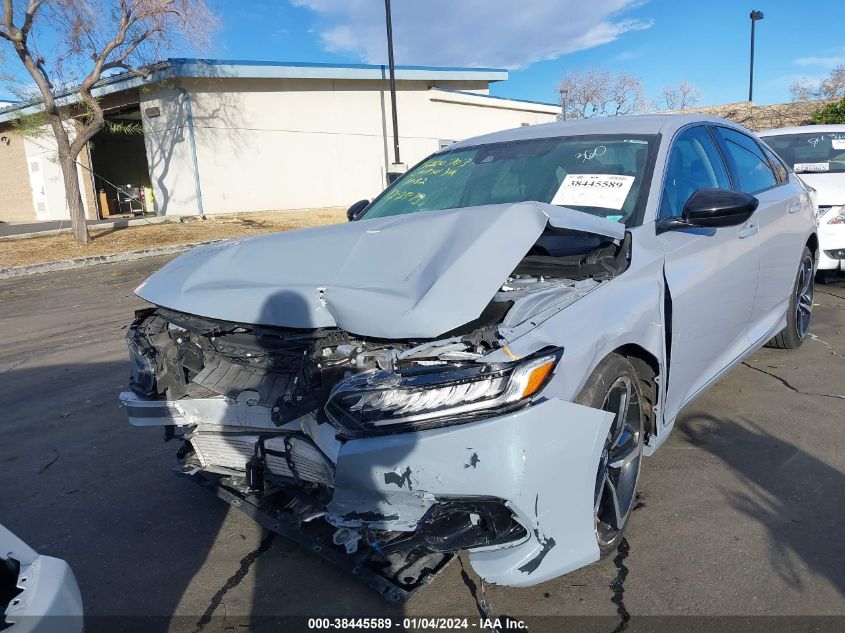 2021 HONDA ACCORD SPORT SE - 1HGCV1F43MA077638