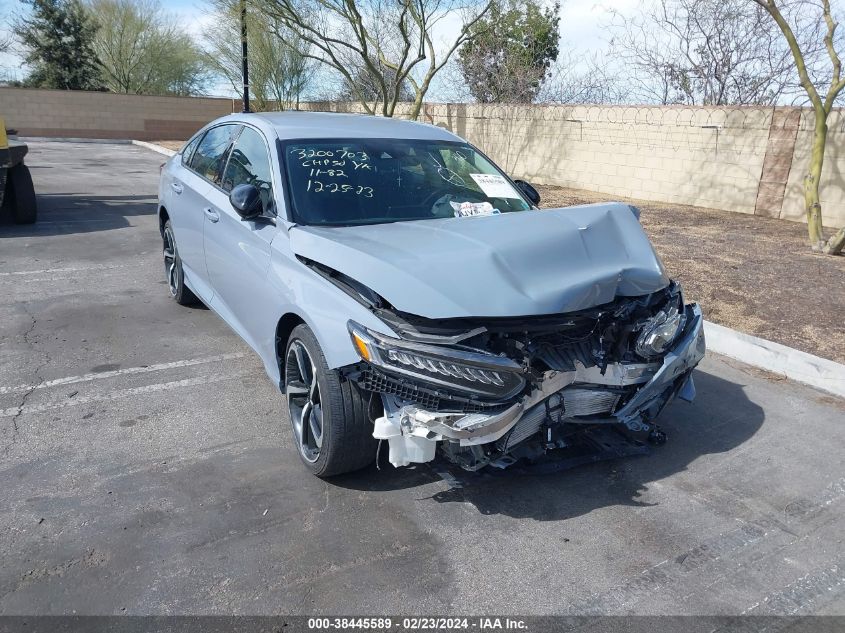 2021 HONDA ACCORD SPORT SE - 1HGCV1F43MA077638