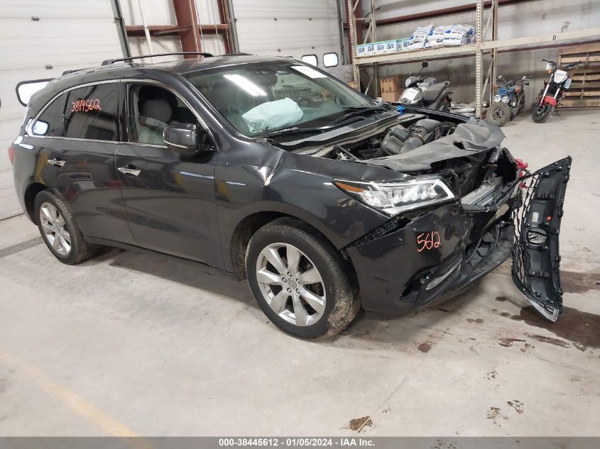2016 ACURA MDX ADVANCE - 5FRYD4H9XGB044423