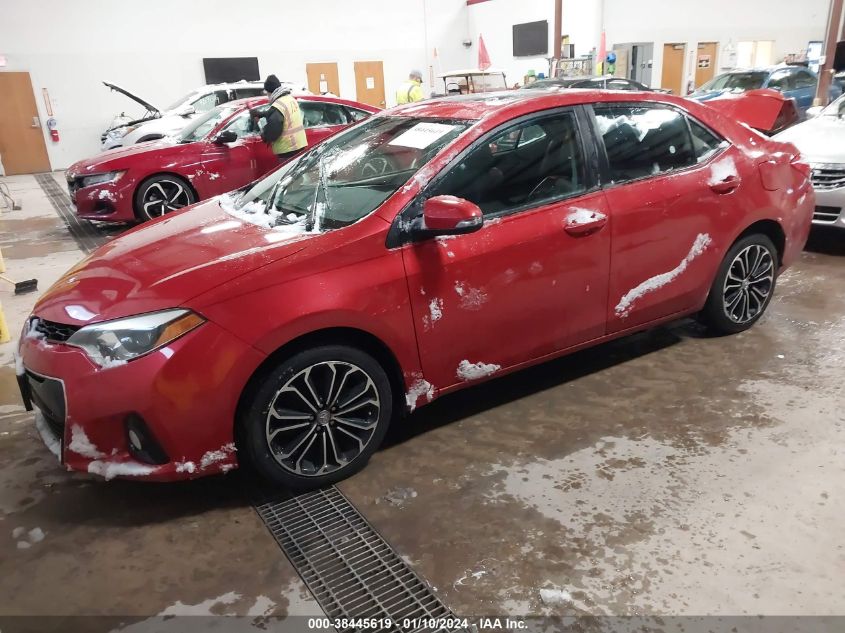 2015 TOYOTA COROLLA L/LE/LE PLS/PRM/S/S PLS - 5YFBURHE2FP189699