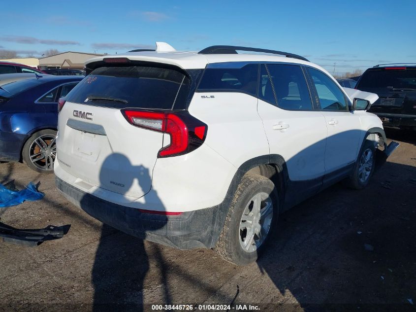 2022 GMC TERRAIN SLE - 3GKALTEV4NL306389