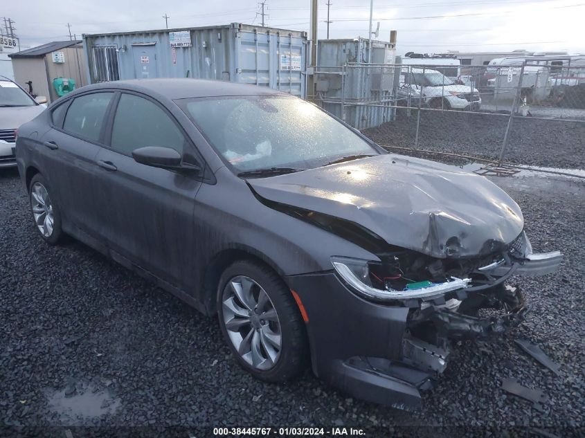 2015 CHRYSLER 200 S - 1C3CCCDG4FN644467