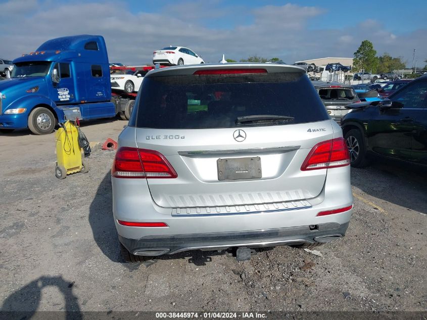 2016 MERCEDES-BENZ GLE 300D 300D 4MATIC - 4JGDA0EB0GA642212