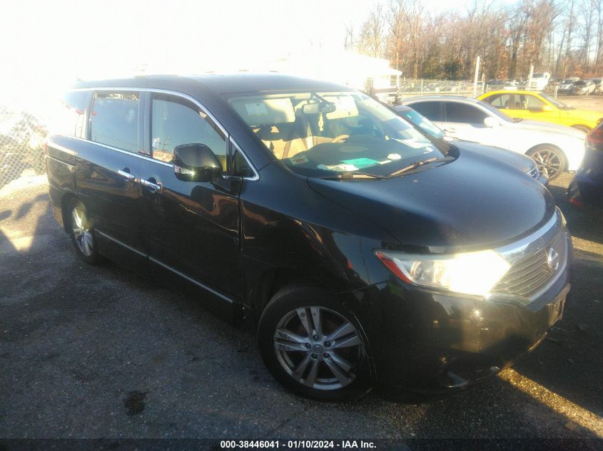 2013 NISSAN QUEST S/SV/SL/LE - JN8AE2KPXD9067321