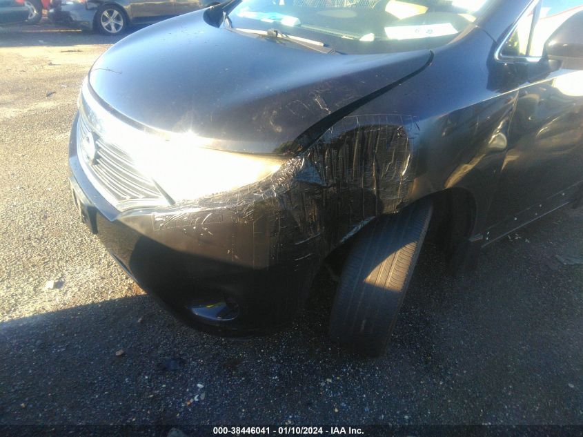 2013 NISSAN QUEST S/SV/SL/LE - JN8AE2KPXD9067321