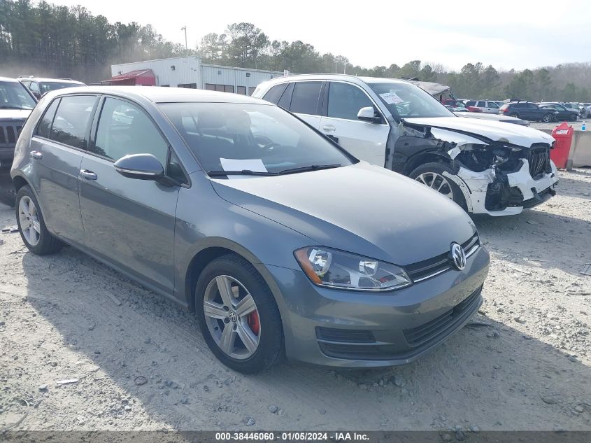 3VW217AU1HM074999 VOLKSWAGEN GOLF TSI S 4-DOOR/TSI SE 4-DOOR/TSI SEL 4-DOOR/TSI WOLFSBURG EDITION 4-DOOR 2017