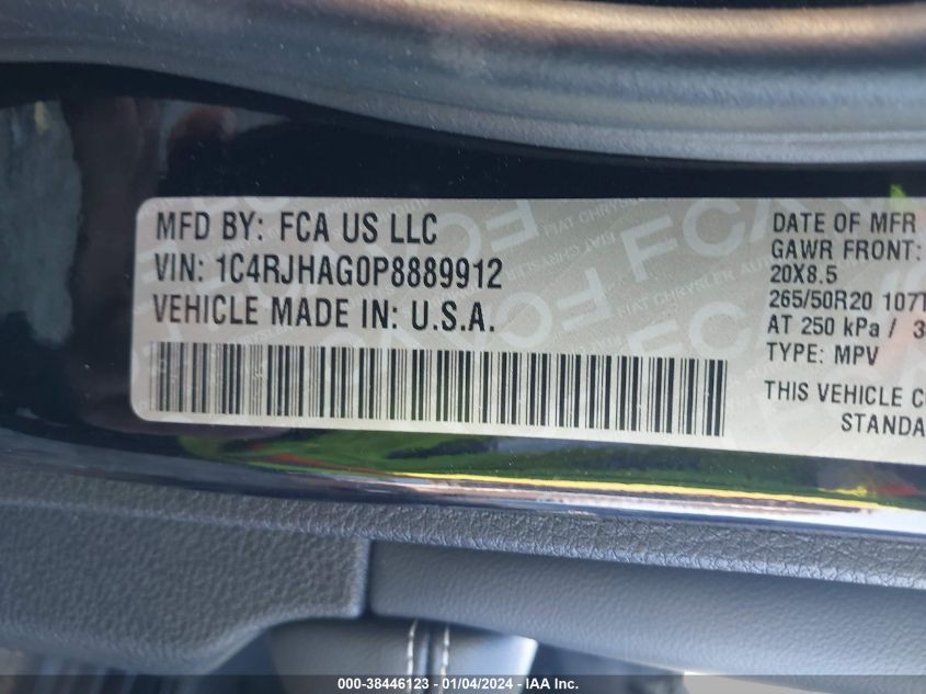 2023 JEEP GRAND CHEROKEE LAREDO/ALTITUDE - 1C4RJHAG0P8889912