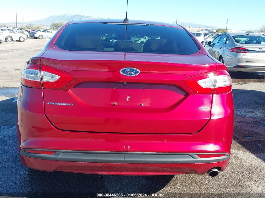 2016 FORD FUSION SE - 3FA6P0H71GR342614