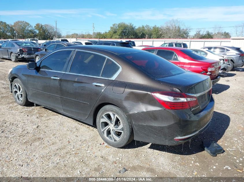 2016 HONDA ACCORD LX - 1HGCR2F32GA197890