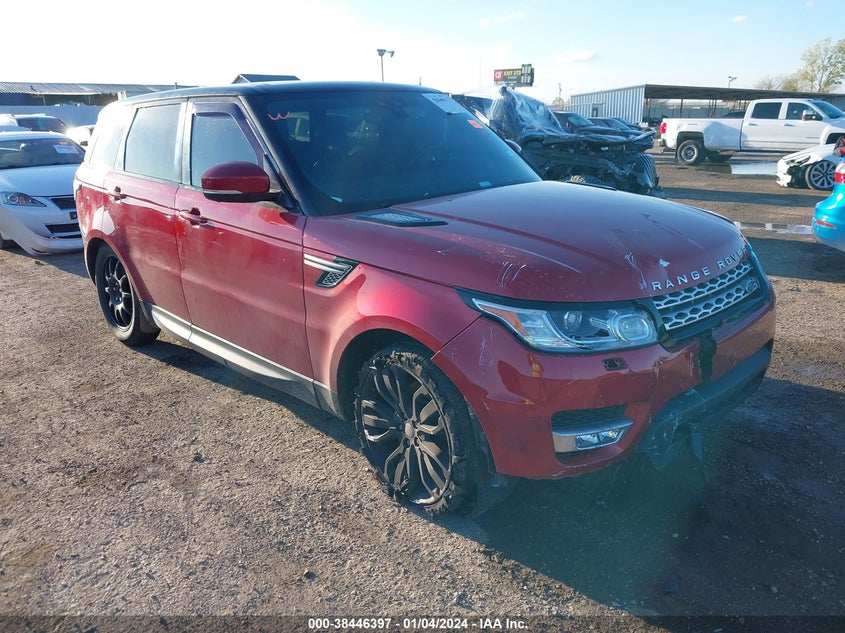 VIN SALWR2FV2HA676432 2017 LAND ROVER RANGE ROVER SPORT HSE