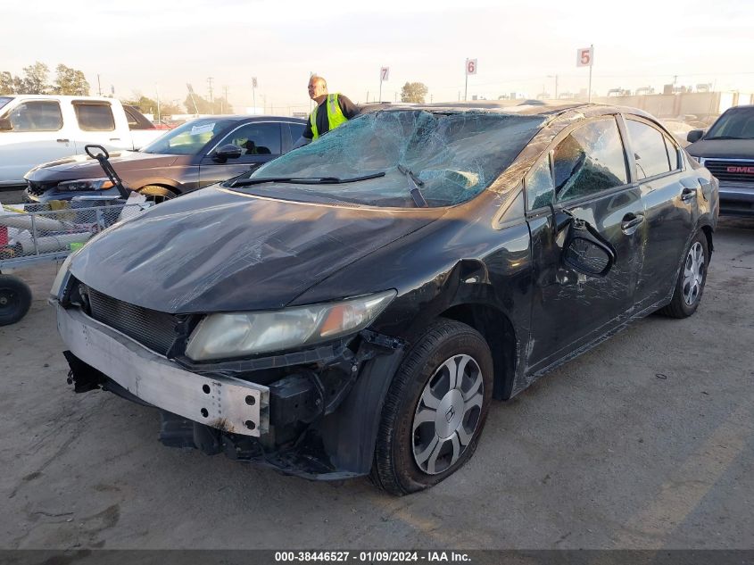2013 HONDA CIVIC HYBRID - 19XFB4F31DE203845