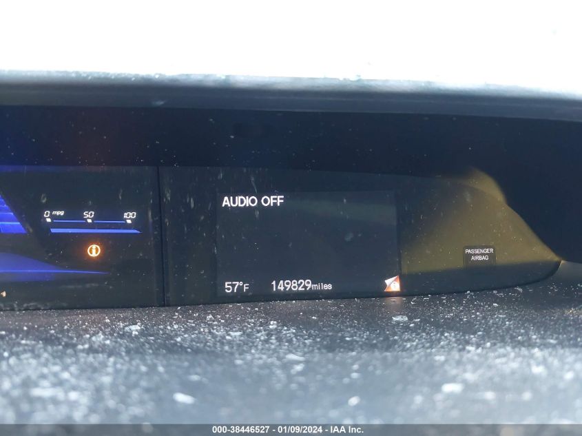 2013 HONDA CIVIC HYBRID - 19XFB4F31DE203845