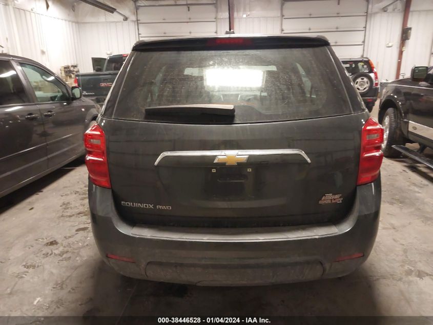 2017 CHEVROLET EQUINOX LS - 2GNFLEEK4H6192249