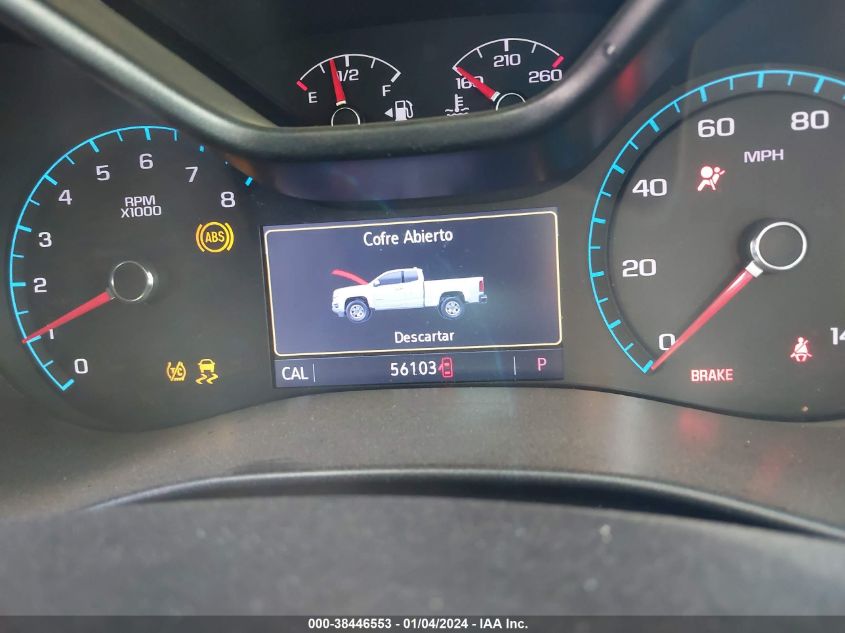 2019 CHEVROLET COLORADO LT - 1GCGSCEN8K1162597